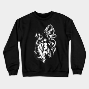 Indian Wolf Crewneck Sweatshirt